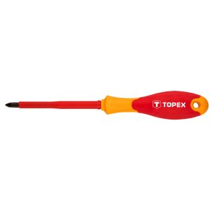Wkrętak krzyżowy 1000V, PZ1 x 80 mm TOPEX 39D479 184744 Wkrętak krzyżowy 1000V, PZ1 x 80 mm TOPEX 39D479 184744