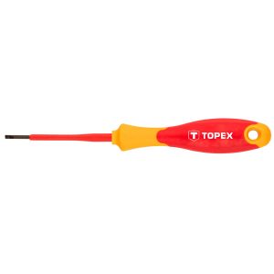 Wkrętak płaski 1000V, 2.5×75 mm, CrMo TOPEX 39D470 183693 Wkrętak płaski 1000V, 2.5×75 mm, CrMo TOPEX 39D470 183693