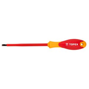 Wkrętak płaski 1000V, 5.5×125 mm CrMo TOPEX 39D473 183667 Wkrętak płaski 1000V, 5.5×125 mm CrMo TOPEX 39D473 183667