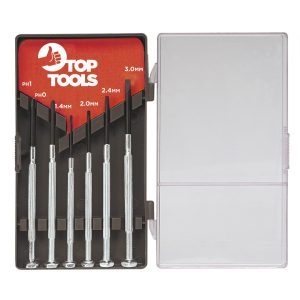 Wkrętaki precyzyjne zestaw 6 szt. TOP TOOLS 39D193 184747