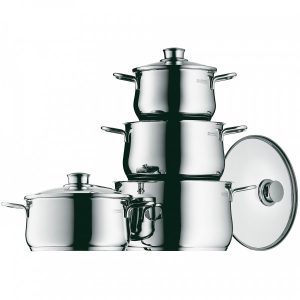 WMF Zestaw garnków Diadem Plus – 8 elementów 811901