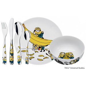 WMF Zestaw naczyń dla dziecka Minionki 6 elementów 1036889