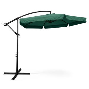Wodoodporny parasol ogrodowy CYNIA zielony 300x300x245 cm 301788 Wodoodporny parasol ogrodowy CYNIA zielony 300x300x245 cm 301788