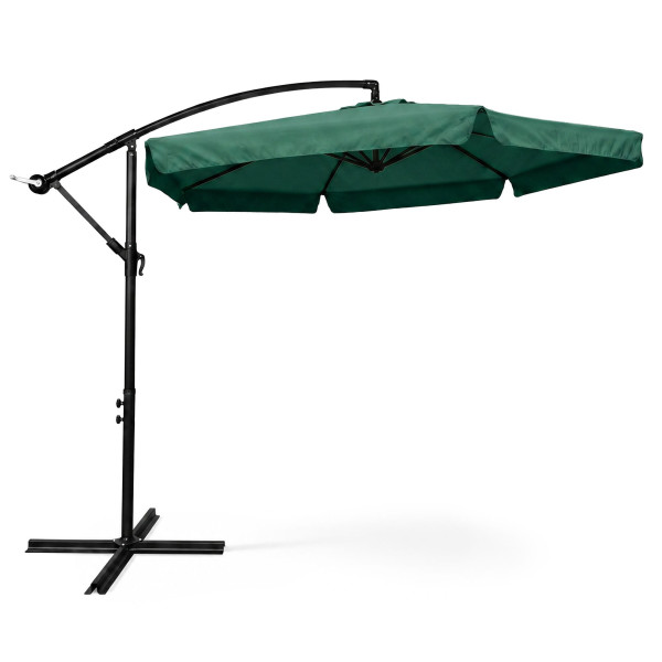 Wodoodporny parasol ogrodowy CYNIA zielony 300x300x245 cm 301788