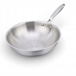 Wok 32 Cm Stal Nierdzewna Masterpan Indukcja Gaz 943979