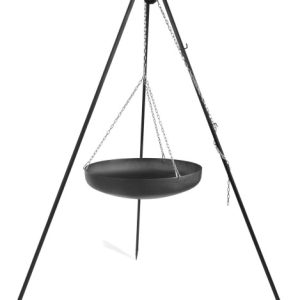Wok na trójnogu 180 cm, TRIVO, stal naturalna, 70 cm | TYLETEGOTU 996383 Wok na trójnogu 180 cm, TRIVO, stal naturalna, 70 cm | TYLETEGOTU 996383
