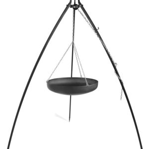Wok na trójnogu 200 cm, LARGO, stal naturalna, 70 cm | TYLETEGOTU 996387 Wok na trójnogu 200 cm, LARGO, stal naturalna, 70 cm | TYLETEGOTU 996387