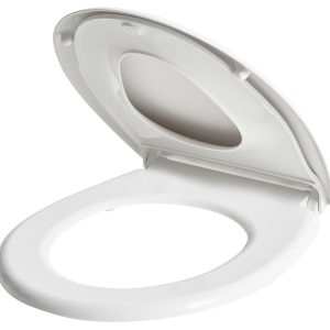 Wolnoopadająca deska toaletowa duroplast biała 46 x 37 cm toaleta 804051 Wolnoopadająca deska toaletowa duroplast biała 46 x 37 cm toaleta 804051