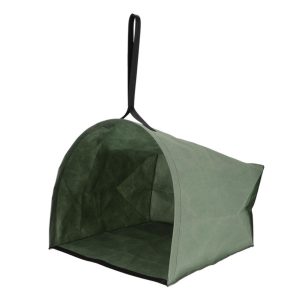 Worek ogrodowy szary 53×61 cm kosz do zbierania liści 949474 Worek ogrodowy szary 53×61 cm kosz do zbierania liści 949474