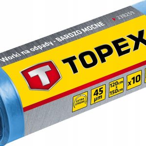 Worki na odpady 240L niebieskie 45mic 10 sztuk TOPEX 23B259 204137 Worki na odpady 240L niebieskie 45mic 10 sztuk TOPEX 23B259 204137