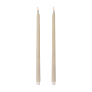 Woskowane świece stołowe z LED, 38 cm 510064 Woskowane świece stołowe z LED, 38 cm 510064