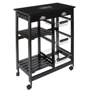 Wózek barek Troy czarny 86245