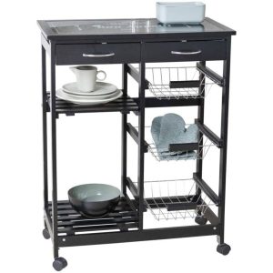 Wózek kuchenny BON APPETIT, wielofunkcyjny, WENKO 96061 Wózek kuchenny BON APPETIT, wielofunkcyjny, WENKO 96061