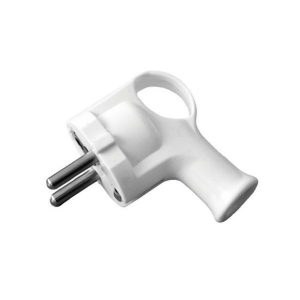 Wtyczka kątowa z uziemieniem Unischuko biała Elgotech WT-40 1031340 Wtyczka kątowa z uziemieniem Unischuko biała Elgotech WT-40 1031340