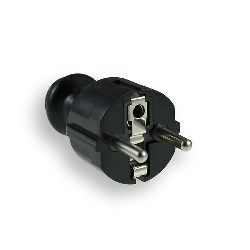 Wtyczka z uziemieniem unischuko czana WT-30-2 Elgotech 1031327