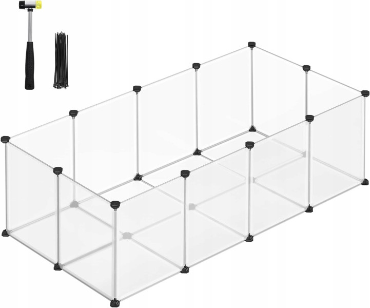 Wybieg z płytami dla zwierząt królików 46x73x143 LPC02W 344022