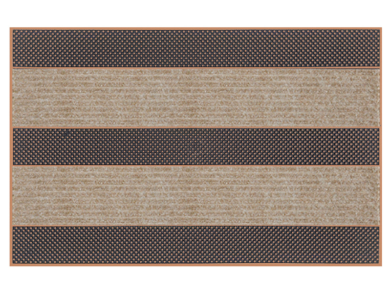 Wycieraczka Amur Classic 45x70 cm beżowo-czarna 57375