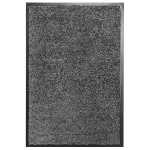 Wycieraczka Antracyt 40 x 60 cm Tkanina vidaXL 1100547 Wycieraczka Antracyt 40 x 60 cm Tkanina vidaXL 1100547