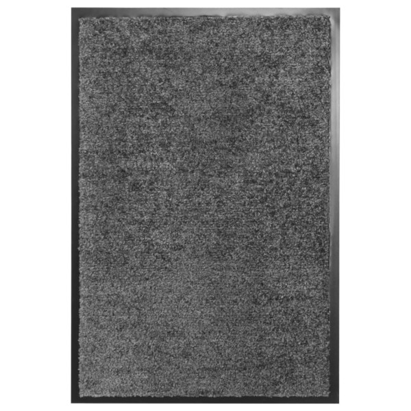 Wycieraczka Antracyt 40 x 60 cm Tkanina vidaXL 1100547