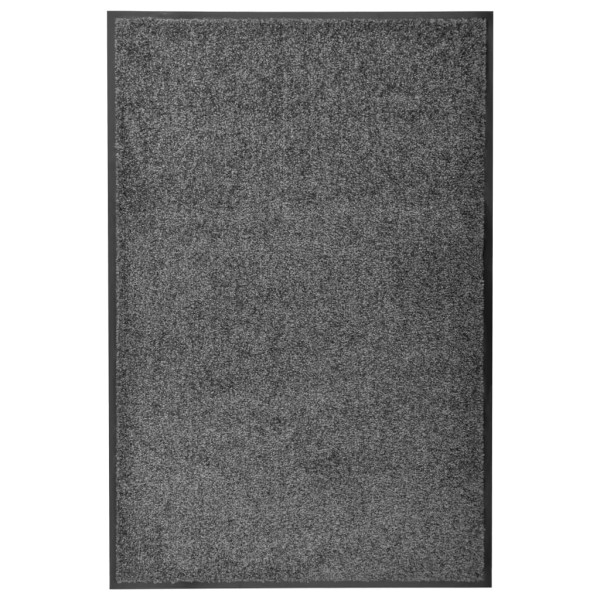 Wycieraczka Antracyt 60 x 90 cm Tkanina vidaXL 1100583