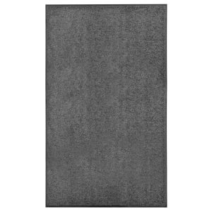 Wycieraczka Antracyt 90 x 150 cm Tkanina vidaXL 1100572 Wycieraczka Antracyt 90 x 150 cm Tkanina vidaXL 1100572