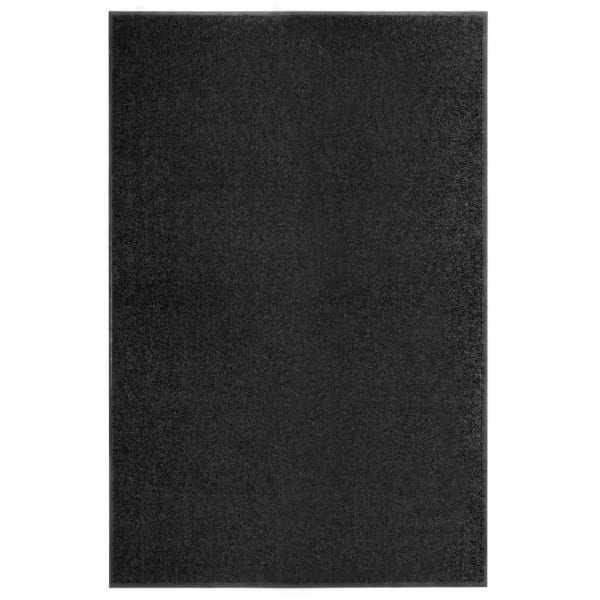 Wycieraczka Czarny 120 x 180 cm Tkanina vidaXL 1100570