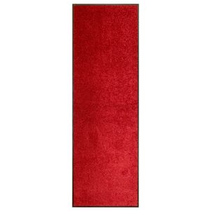 Wycieraczka Czerwony 60 x 180 cm Tkanina vidaXL 1100592 Wycieraczka Czerwony 60 x 180 cm Tkanina vidaXL 1100592