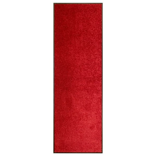 Wycieraczka Czerwony 60 x 180 cm Tkanina vidaXL 1100592