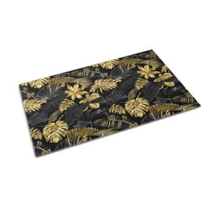 Wycieraczka Dekoracyjna z nadrukiem Złote Rośliny – 60×40 cm 169947 Wycieraczka Dekoracyjna z nadrukiem Złote Rośliny – 60×40 cm 169947