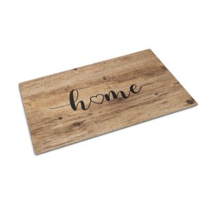 Wycieraczka do butów 90×60 Drewno Home rustykalny napis Tulup 1024729 Wycieraczka do butów 90×60 Drewno Home rustykalny napis Tulup 1024729
