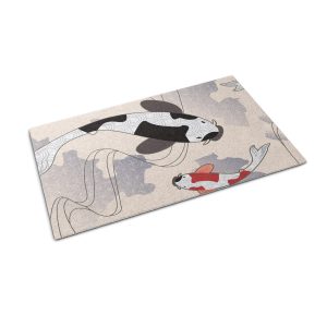 Wycieraczka do butów 90×60 Rybki Koi oczko wodne design Tulup 1024646 Wycieraczka do butów 90×60 Rybki Koi oczko wodne design Tulup 1024646