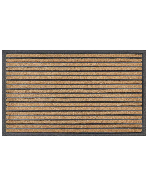 Wycieraczka do domu gumowa 45 x 75 cm naturalna 282890