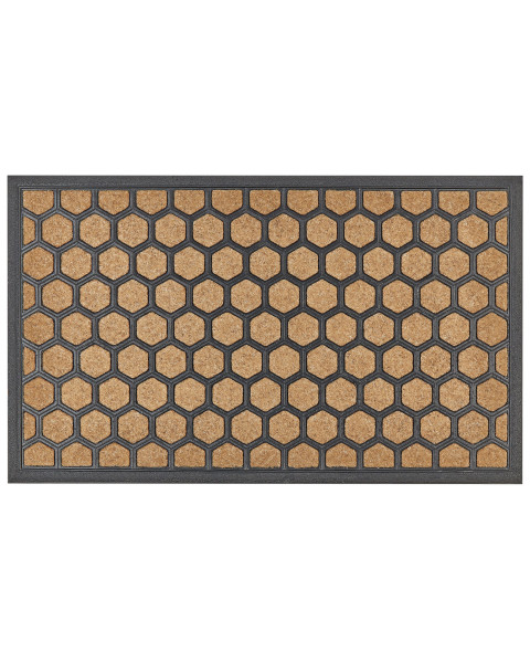 Wycieraczka do domu gumowa 45 x 75 cm naturalna 282896