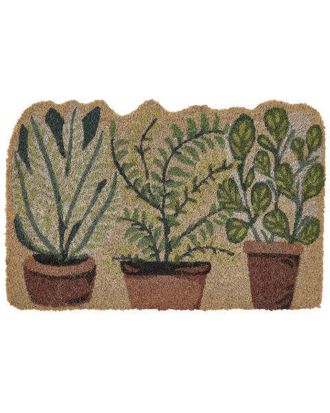 Wycieraczka do domu kokosowa 40 x 60 cm naturalna 282889
