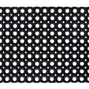 Wycieraczka Domino gumowana 40×60 cm czarna 49549 Wycieraczka Domino gumowana 40×60 cm czarna 49549