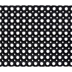 Wycieraczka Domino gumowana 50×80 cm czarna 49550 Wycieraczka Domino gumowana 50×80 cm czarna 49550