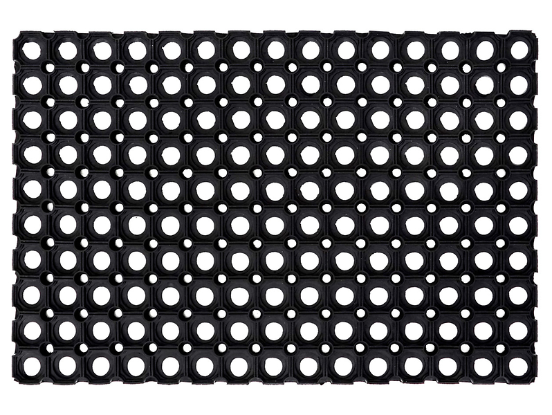 Wycieraczka Domino gumowana 50x80 cm czarna 49550