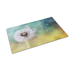 Wycieraczka domowa 60×40 Roslina Dmuchawiec kwiaty białe Tulup 1023637 Wycieraczka domowa 60×40 Roslina Dmuchawiec kwiaty białe Tulup 1023637