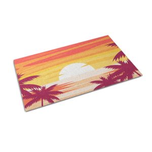 Wycieraczka domowa 60×40 Tropikalna plaża błękitna woda Tulup 1022777 Wycieraczka domowa 60×40 Tropikalna plaża błękitna woda Tulup 1022777