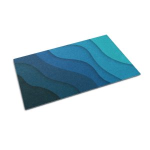 Wycieraczka domowa 90×60 Niebieski Gradient cieniowana mata Tulup 1022679 Wycieraczka domowa 90×60 Niebieski Gradient cieniowana mata Tulup 1022679