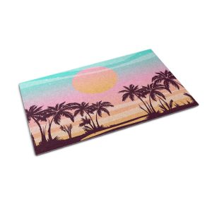 Wycieraczka domowa 90×60 Tropikalna plaża piasek morze Tulup 1023561 Wycieraczka domowa 90×60 Tropikalna plaża piasek morze Tulup 1023561